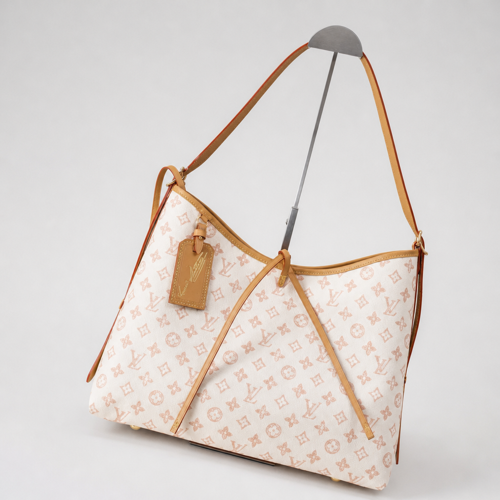 Diagonal-Trim Monogram Shoulder Bag — variant 007