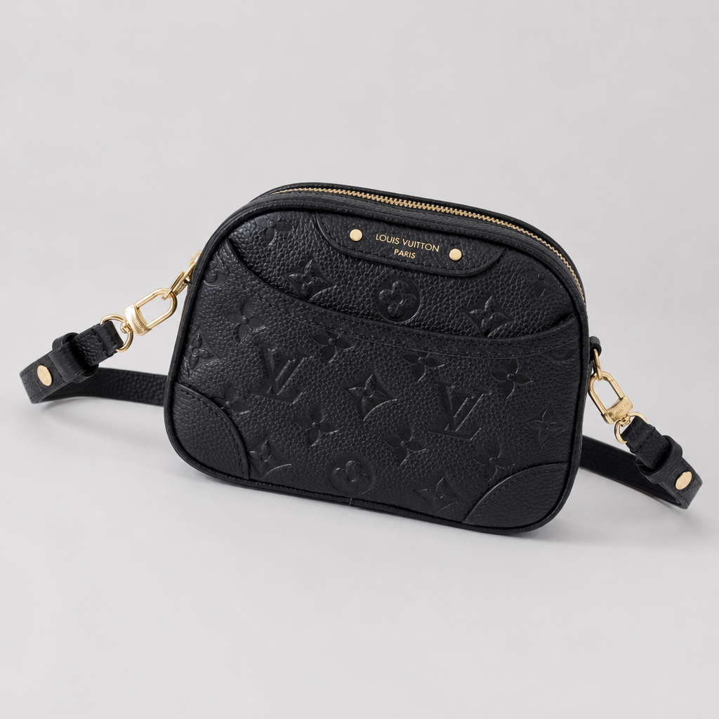 Embossed Monogram Top-Handle Crossbody — variant 003