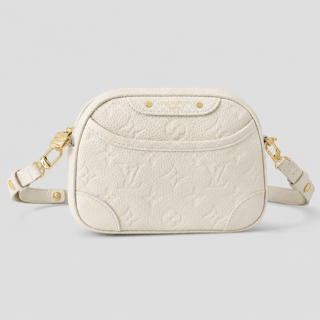 Embossed Monogram Top-Handle Crossbody — variant 004