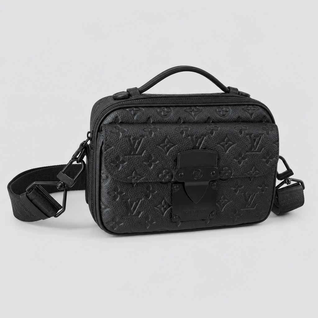 Embossed Monogram Top-Handle Crossbody — variant 007