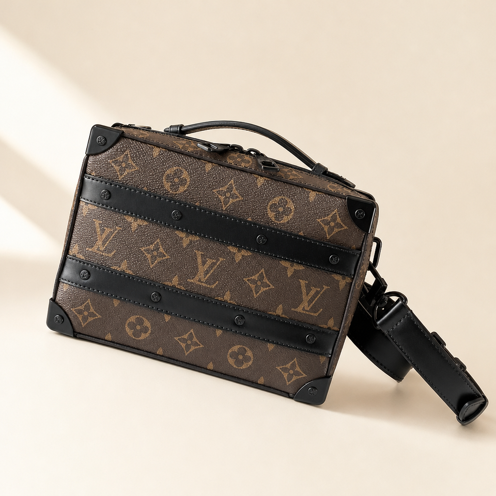 Monogram Leather Box Trunk Bag — hero