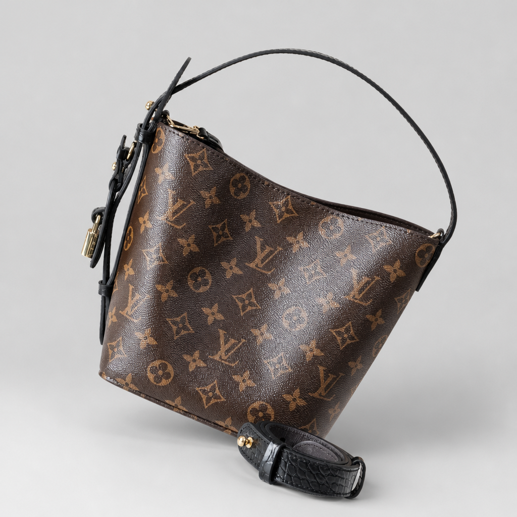 Slim-Strap Crescent Shoulder Bag — variant 003