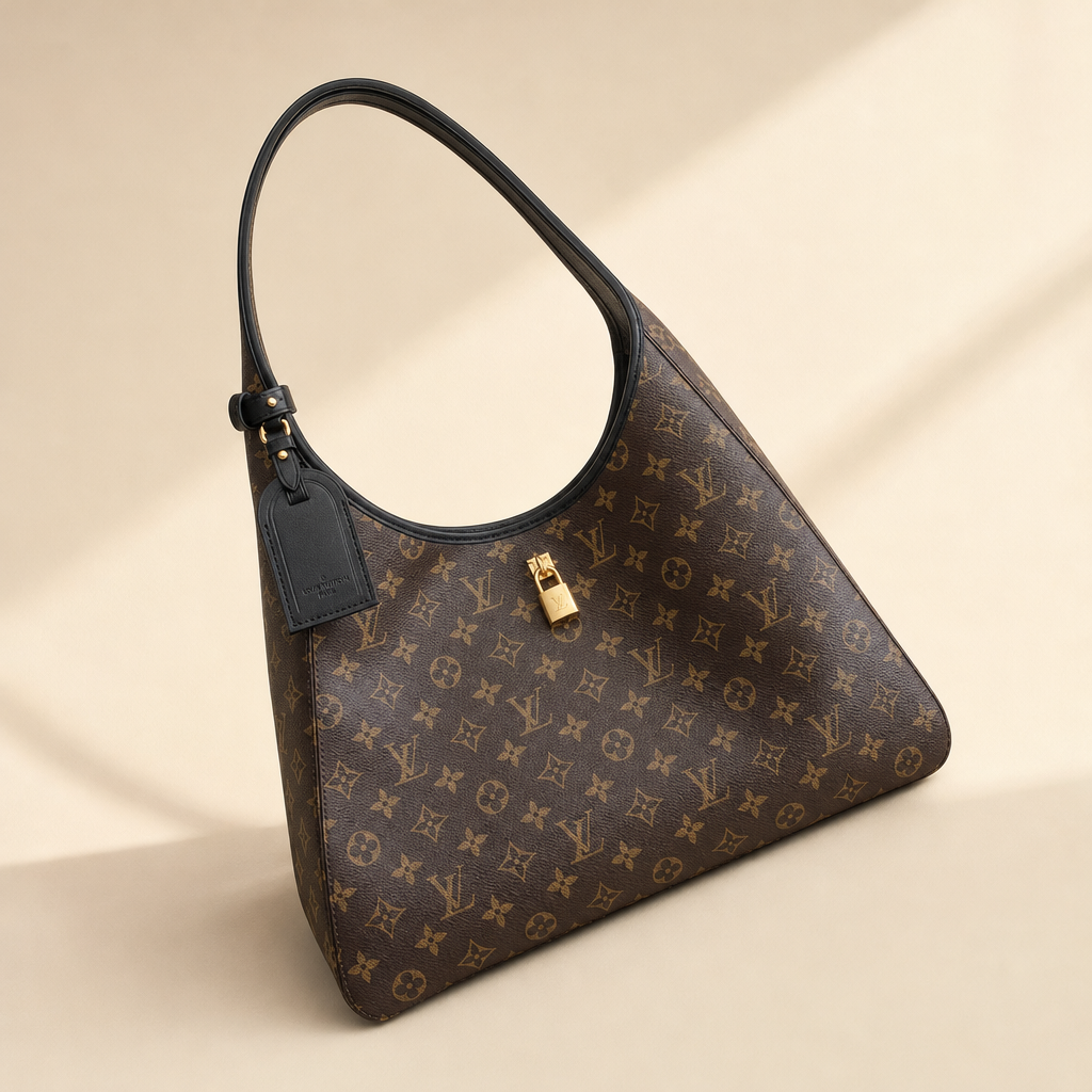 Monogram Zip-Top Shoulder Bag — hero