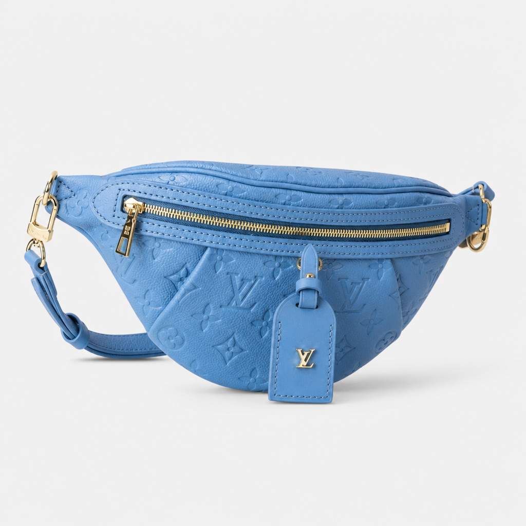 Embossed Monogram Belt Bag — detail