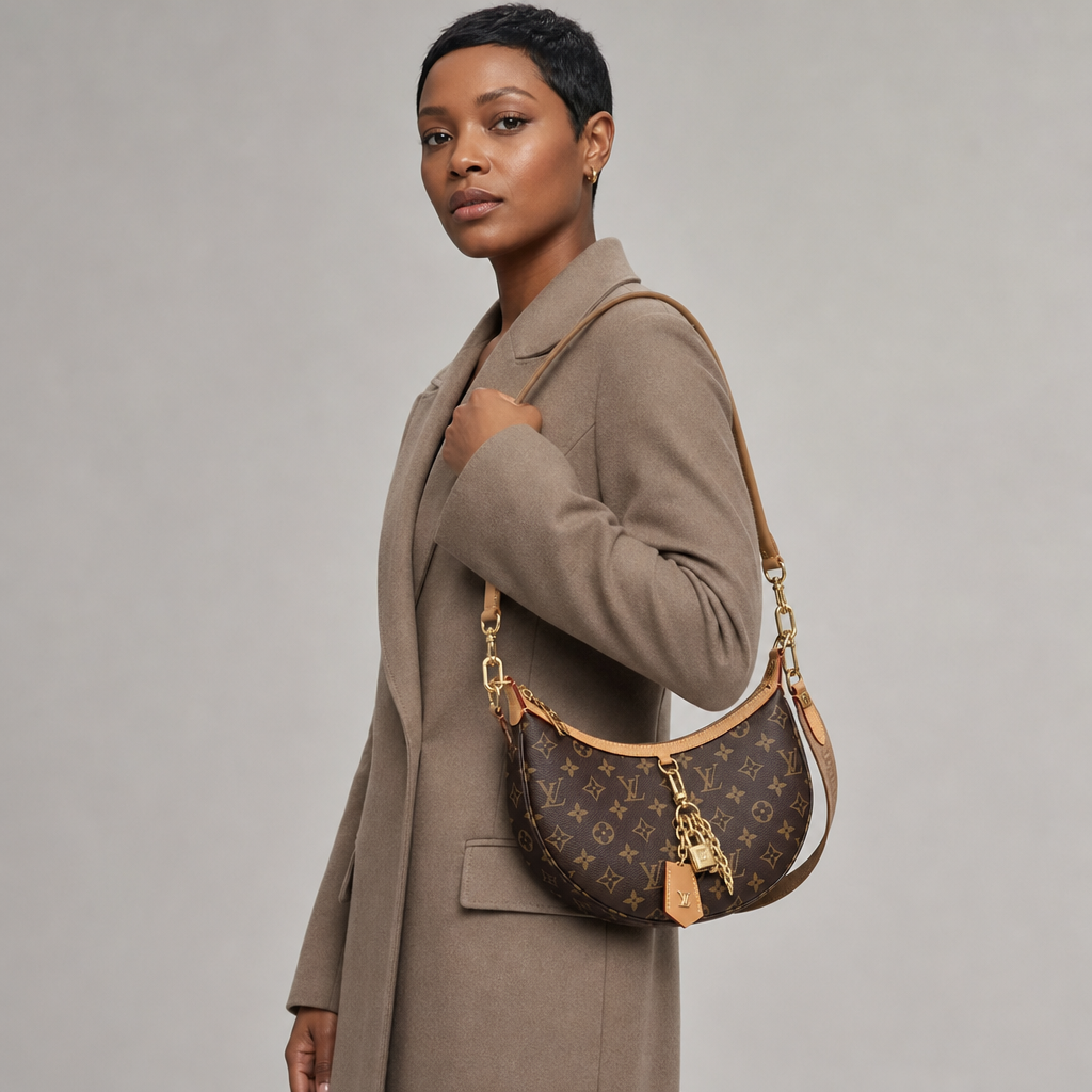 Mini Monogram Barrel Shoulder Bag — editorial carried