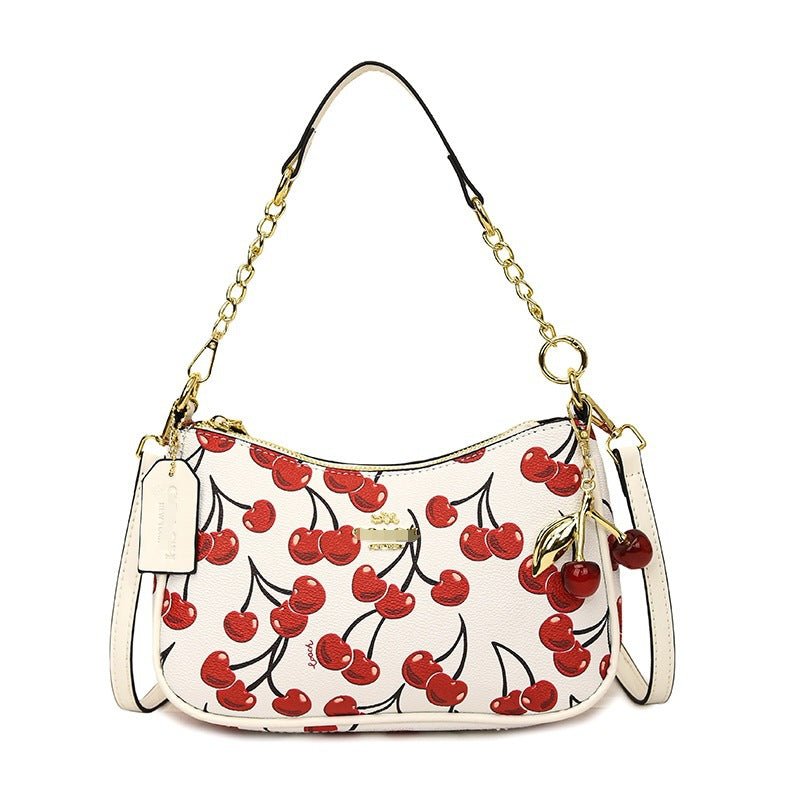 Women's Stitching Chain Underarm Shoulder Bag
