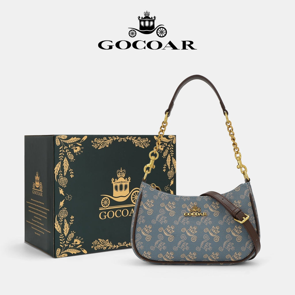 In-stock Single Shoulder Underarm Bag 2026 Vintage Carriage Underarm Bag Niche Affordable Luxury Versatile Exquisite Storage Shoulder Bag