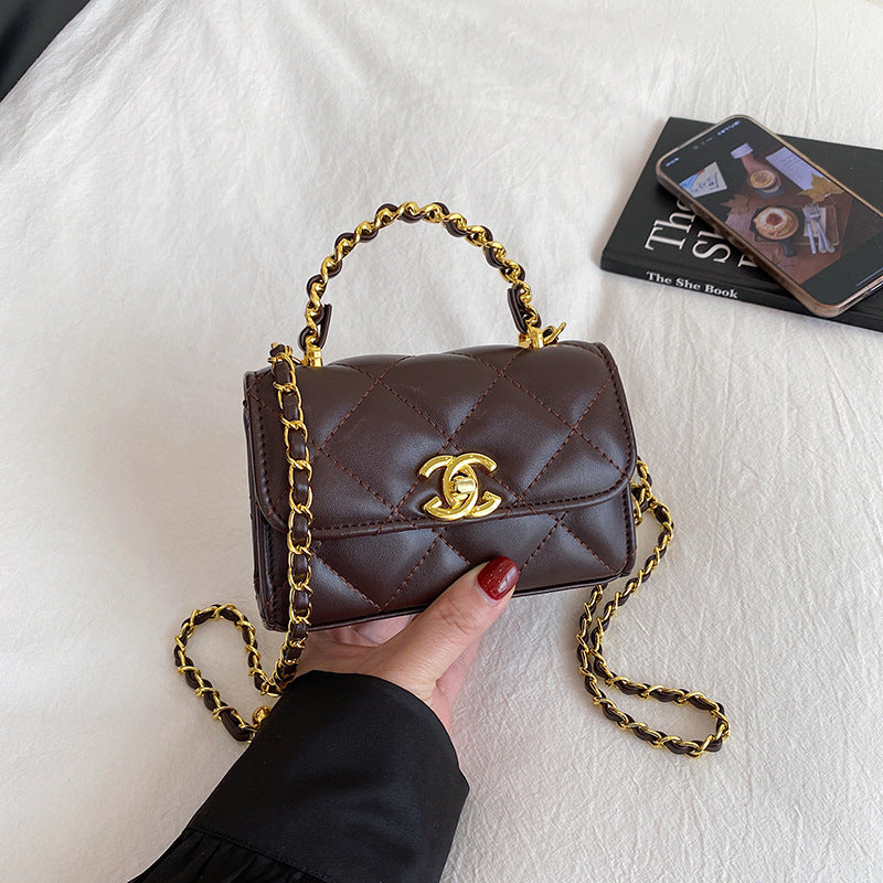 Women's Diamond Quilted Chain Shoulder Bag
