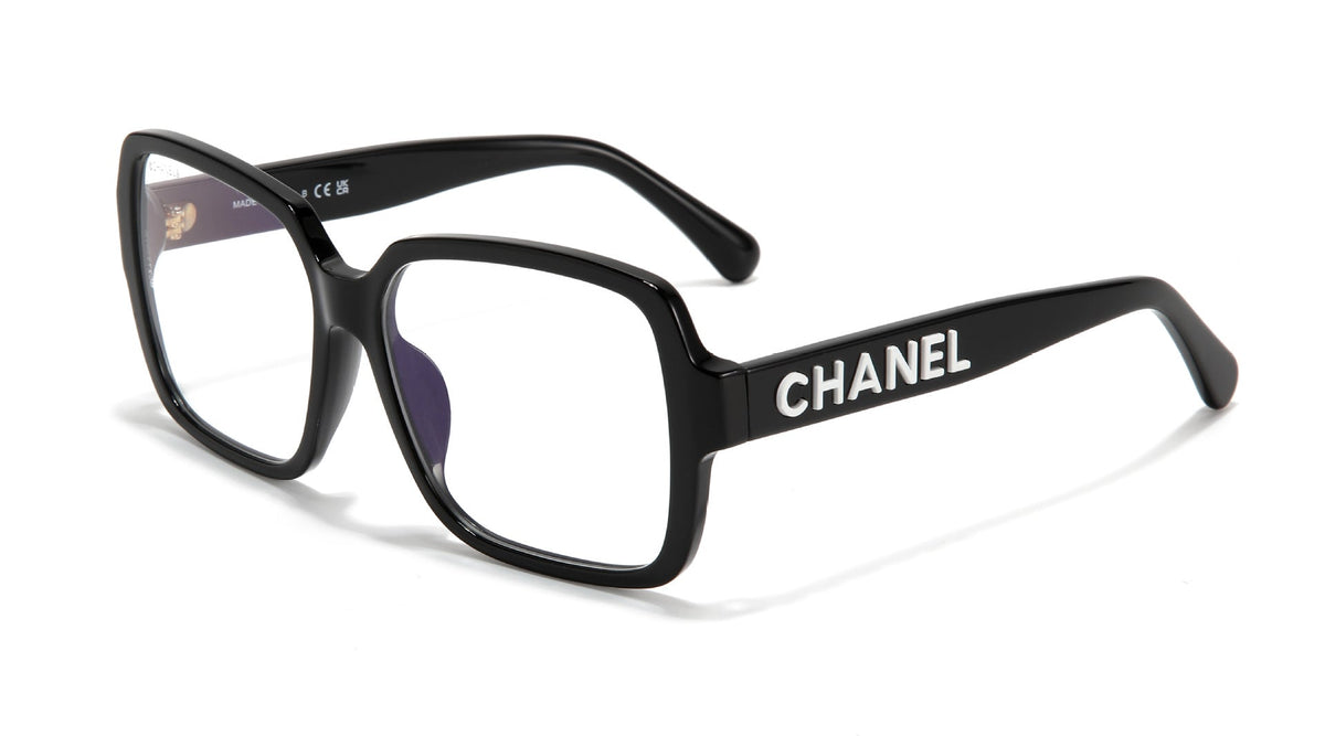 Chanel 1:1 Original Label CH5408 Square Oversized Face-Covering Unisex G-Dragon Style Myopia Eyeglass Frame