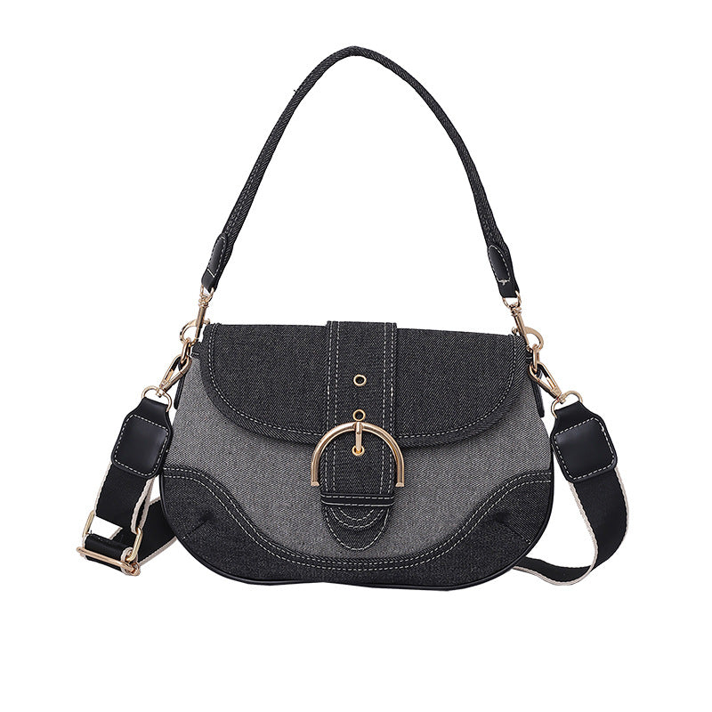(Cross-border trading), denim shoulder bag, trend one-shoulder bag