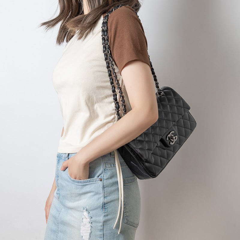 The Quilted Chain Shoulder Bag