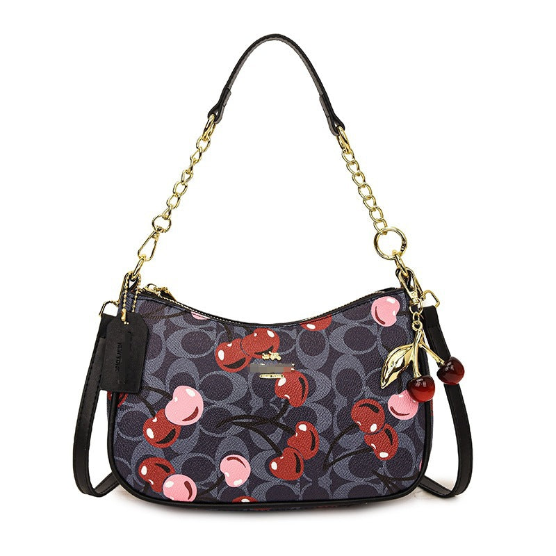 Women's Stitching Chain Underarm Shoulder Bag