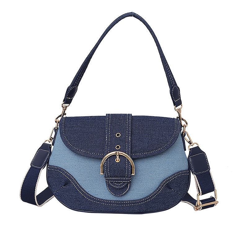 (Cross-border trading), denim shoulder bag, trend one-shoulder bag