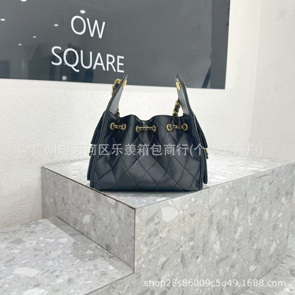 Women's Diamond Quilted Chain Underarm Shoulder Bag