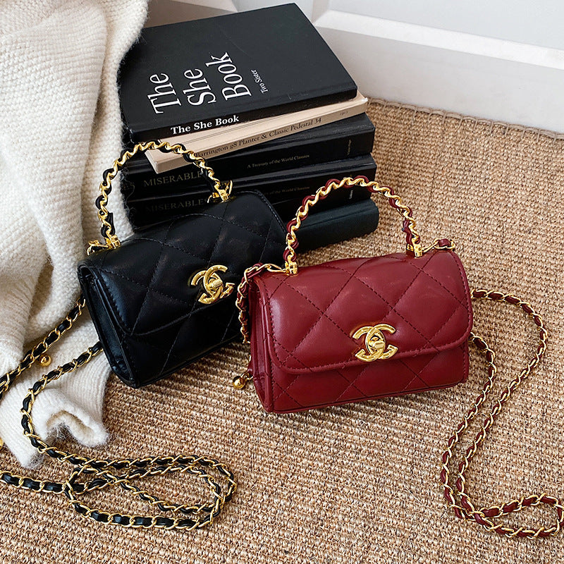 Women's Diamond Quilted Chain Shoulder Bag