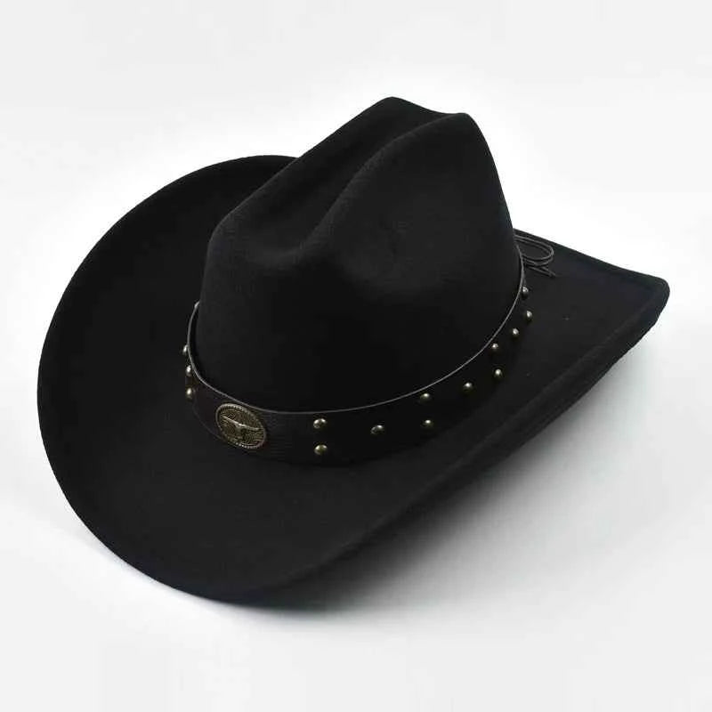 Vintage Wide Brim Western Cowboy Hat