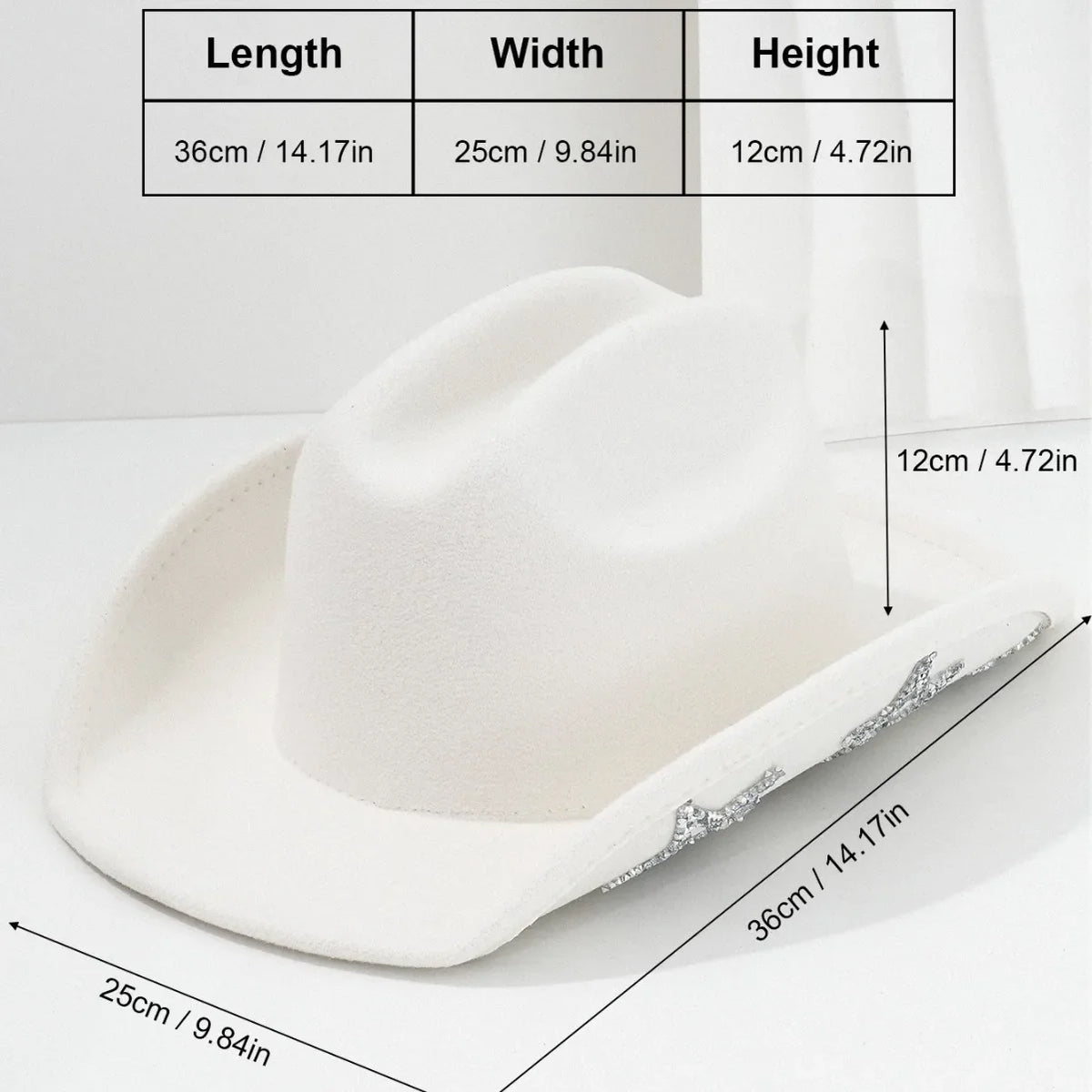 Rhinestone Star Cowboy Hat