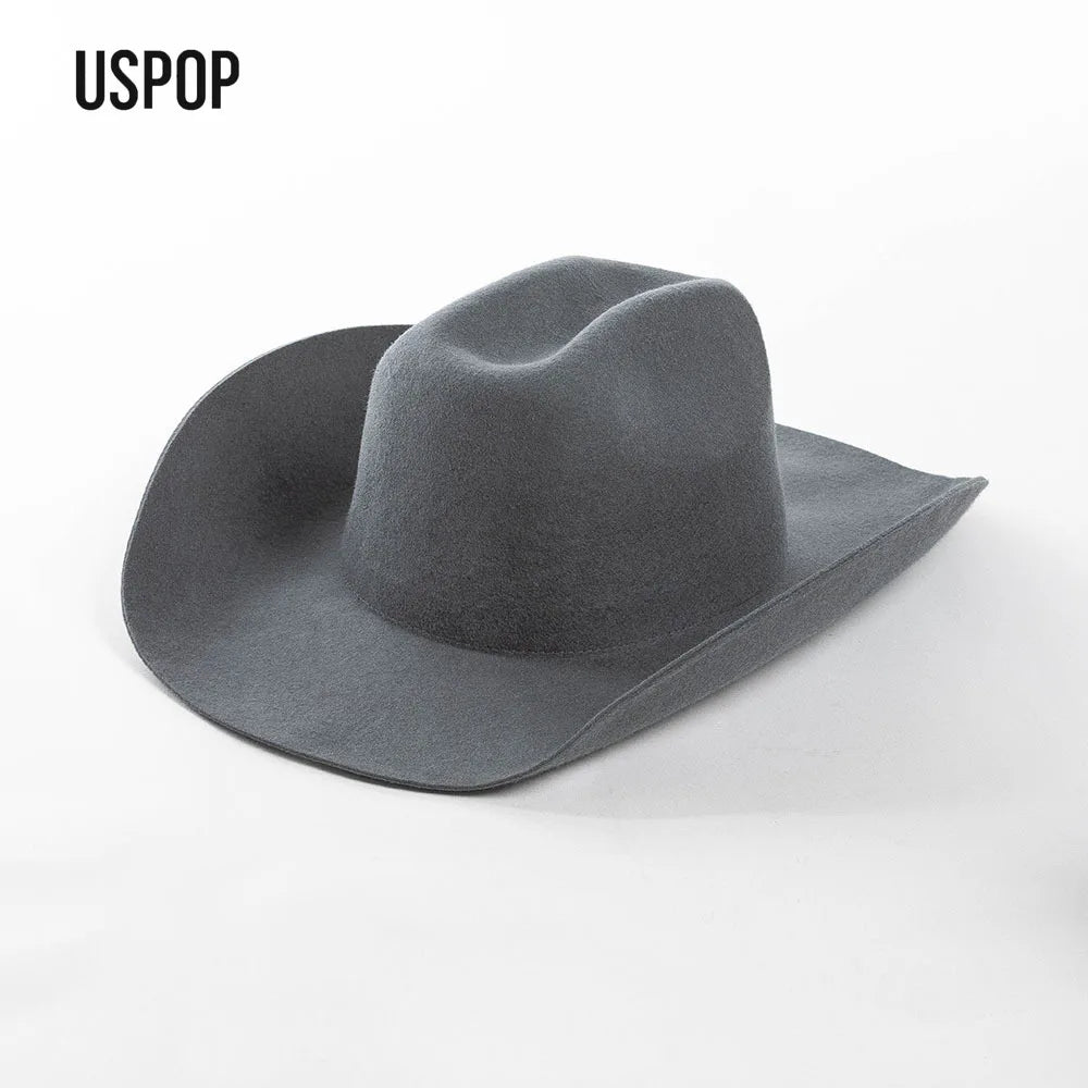 Structured Wide Brim Cowboy Hat