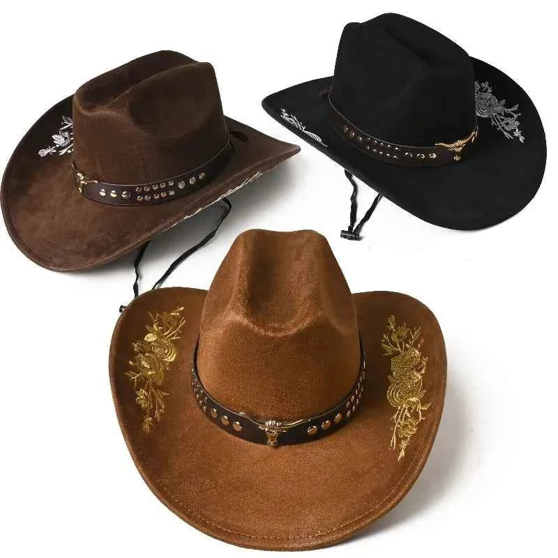 Vintage Embroidered Cowboy Hat