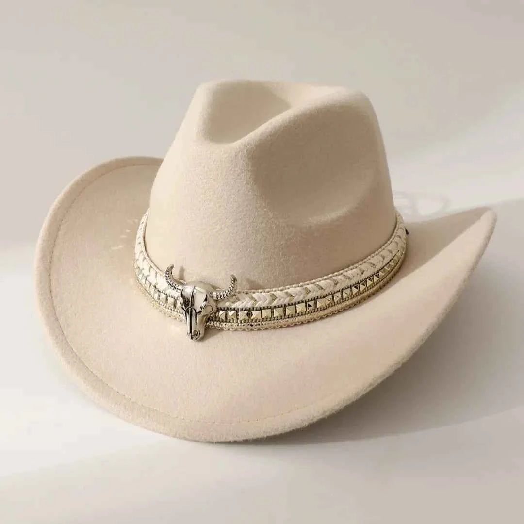 Heart-Shaped Felt Cowboy Hat