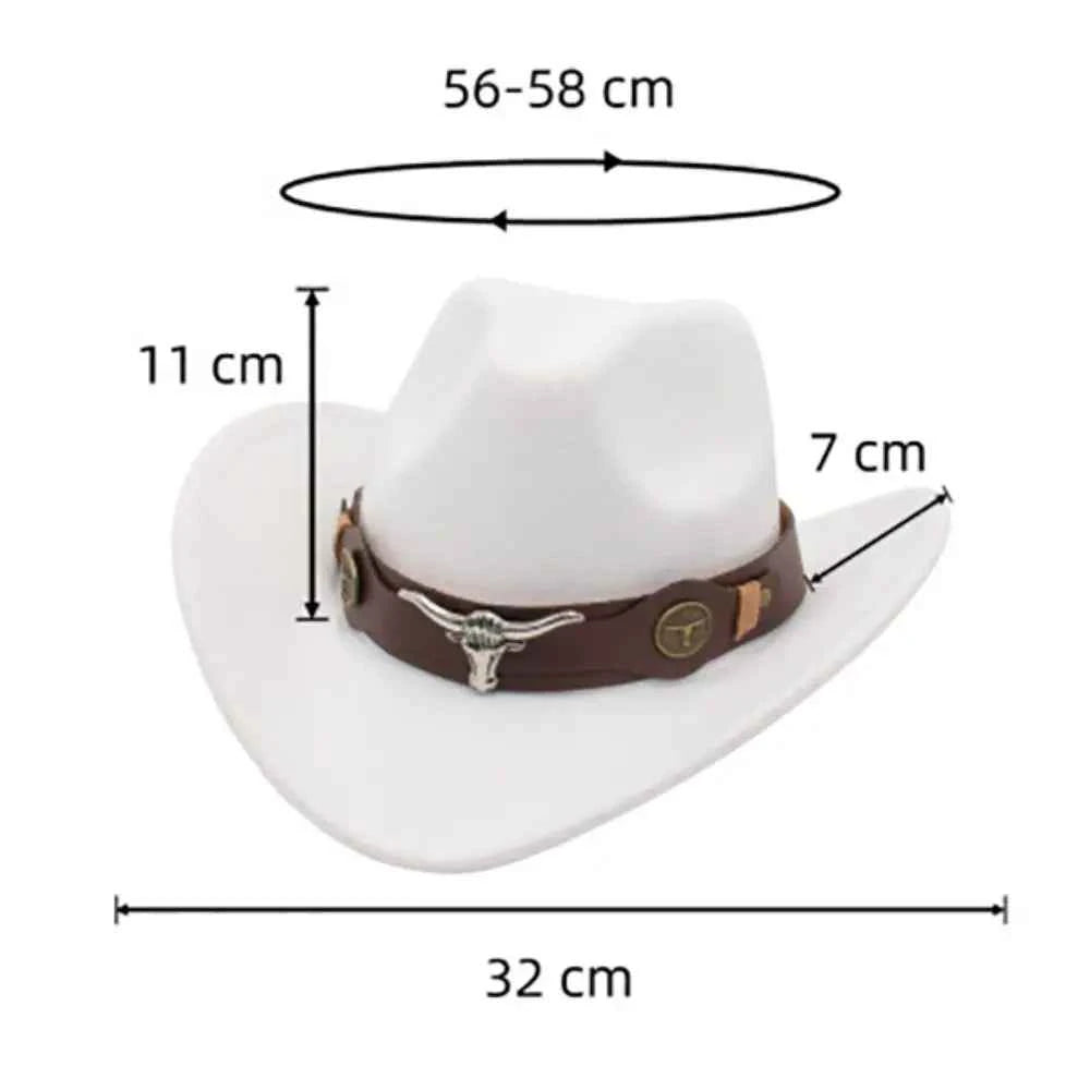 Children's Felt Western Cowboy Hat