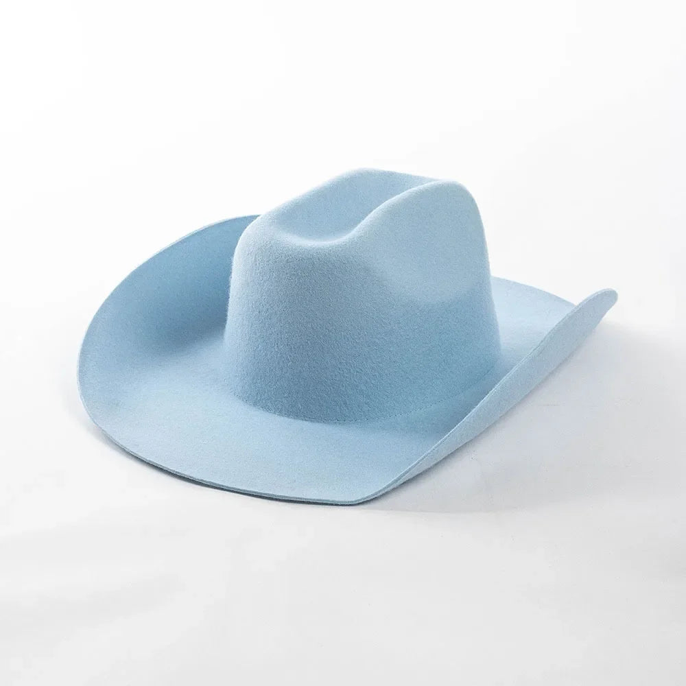 Structured Wide Brim Cowboy Hat
