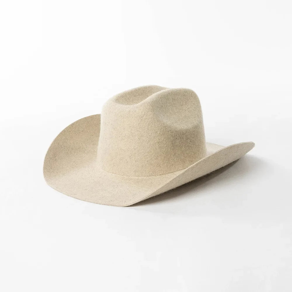 Structured Wide Brim Cowboy Hat