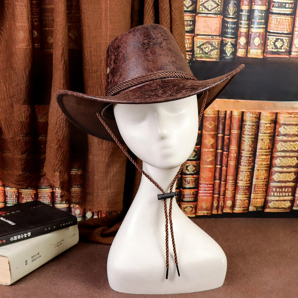 Distressed Western Cowboy Hat