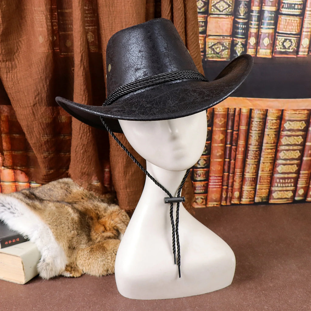 Distressed Western Cowboy Hat