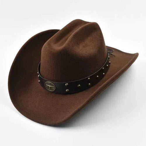 Studded Western Cowboy Hat