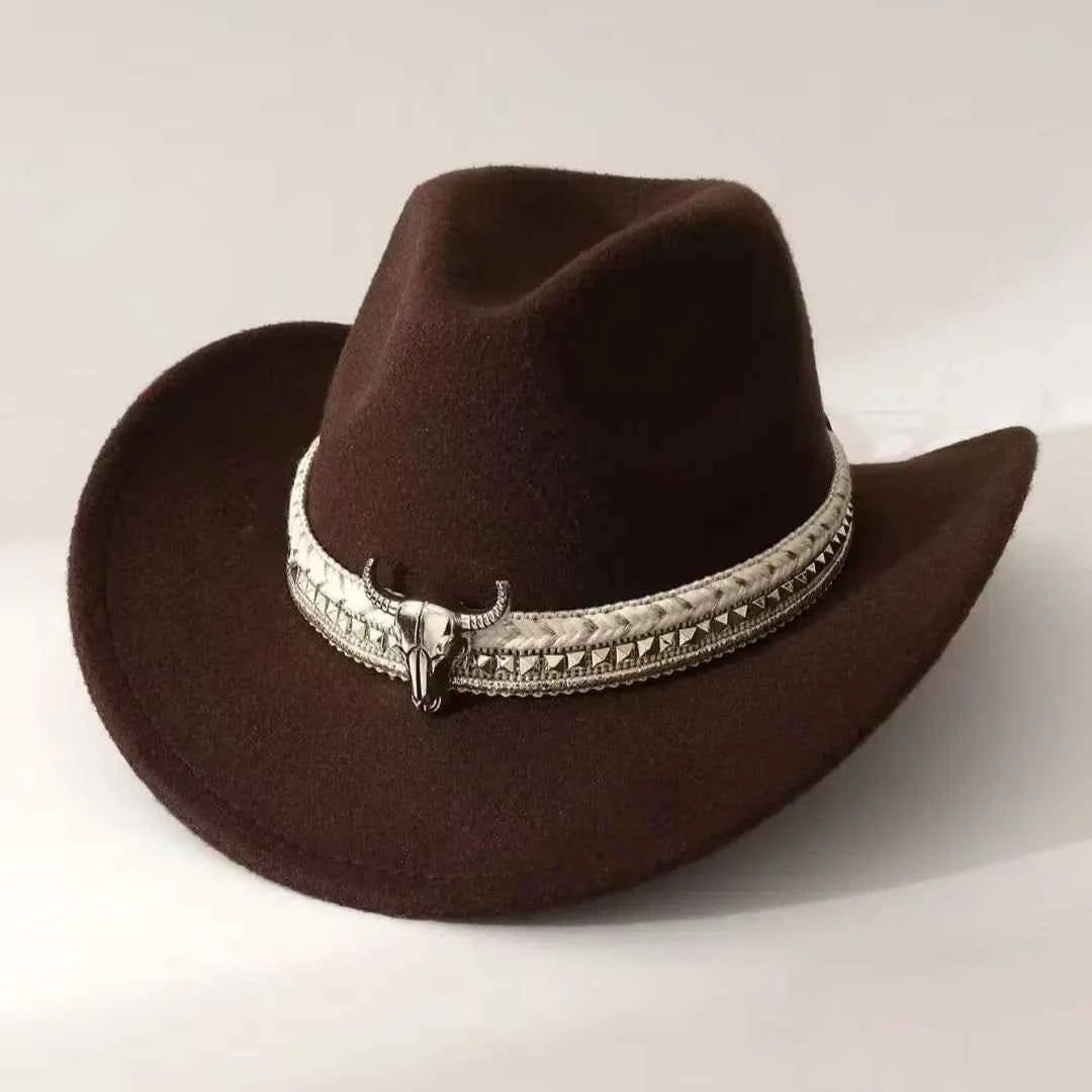 Heart-Shaped Felt Cowboy Hat