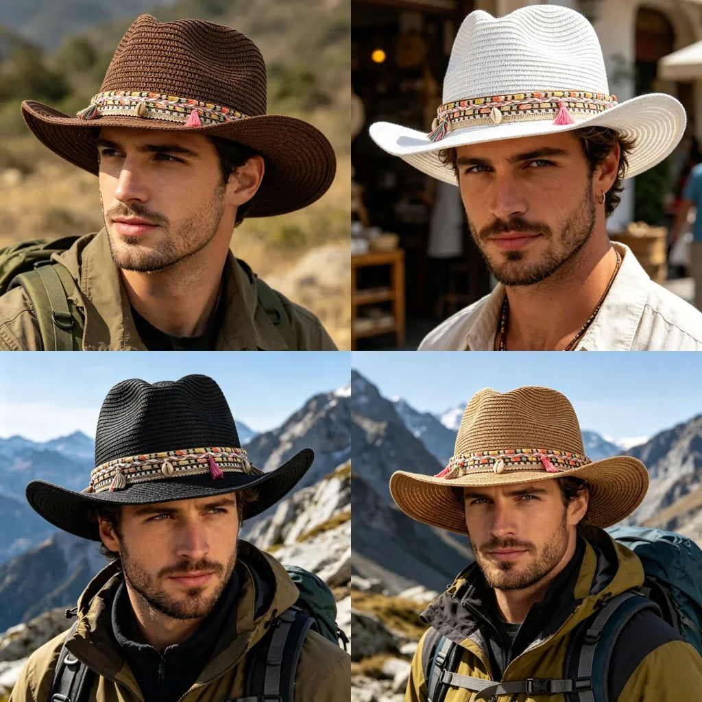 Bohemian Cowboy Sun Hat
