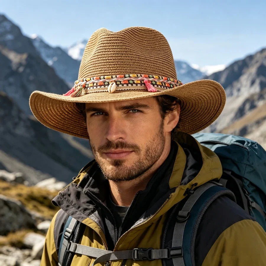 Bohemian Cowboy Sun Hat
