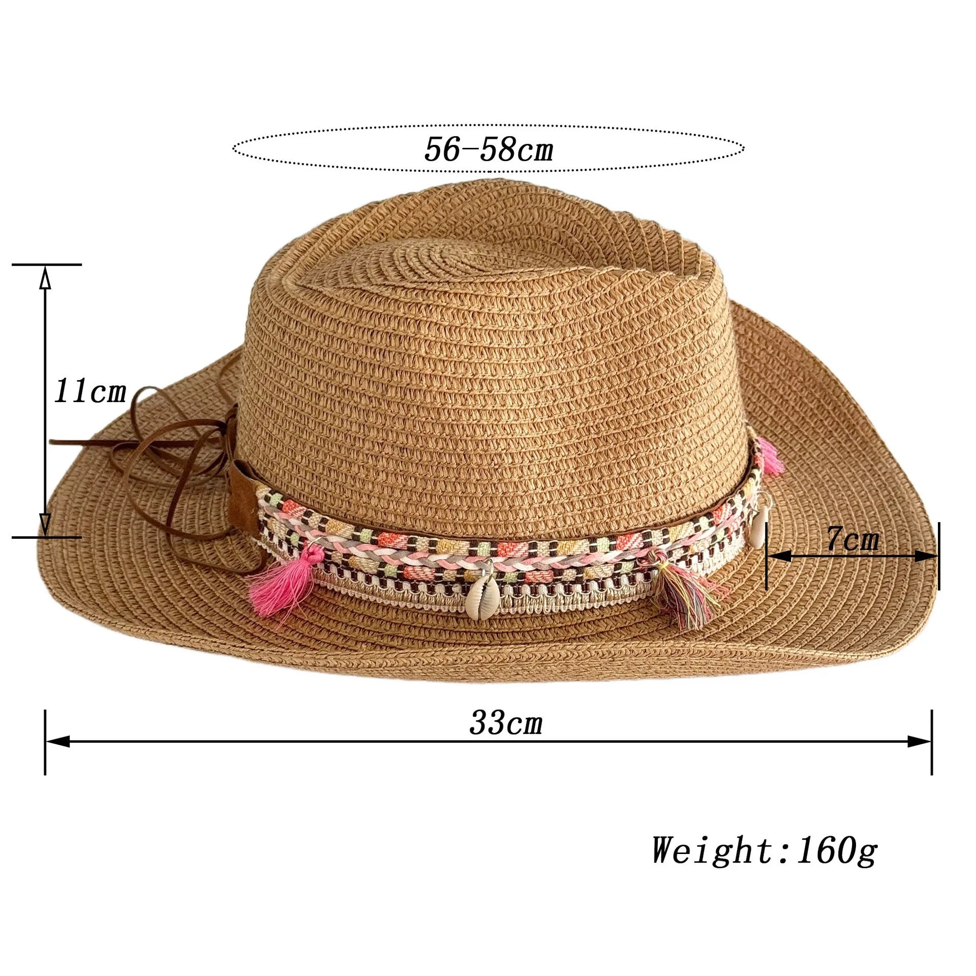 Bohemian Cowboy Sun Hat