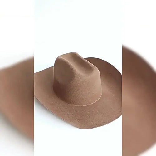 Structured Wide Brim Cowboy Hat