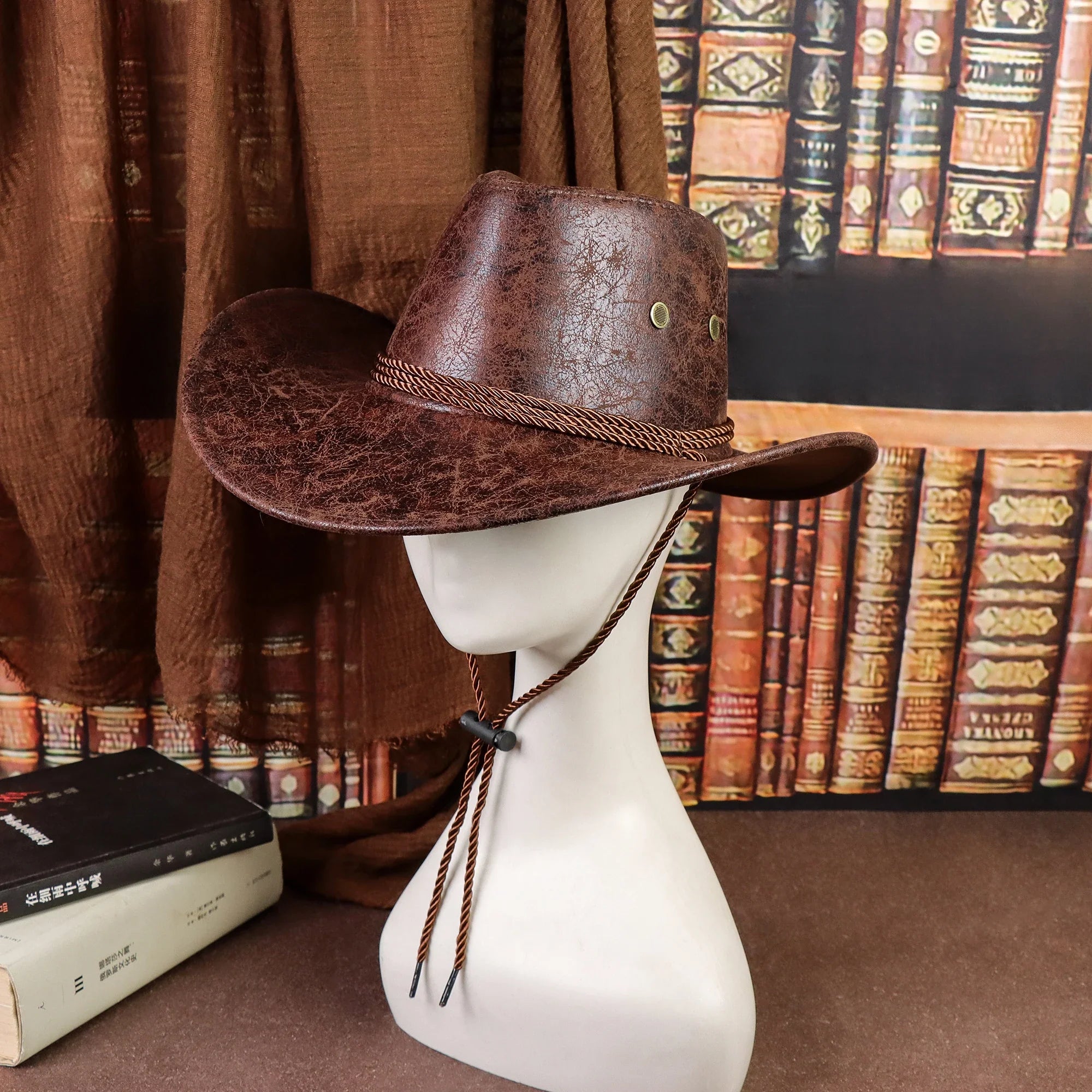Distressed Western Cowboy Hat