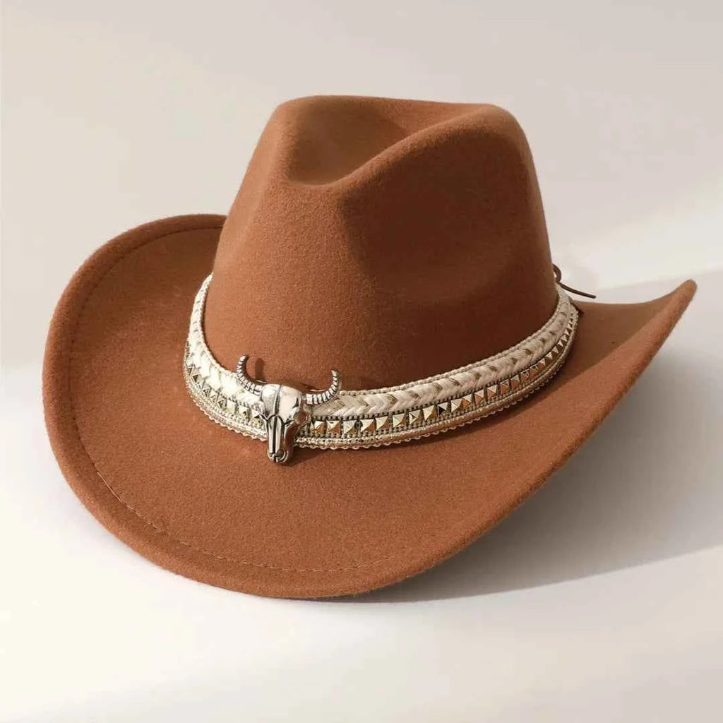 Heart-Shaped Felt Cowboy Hat