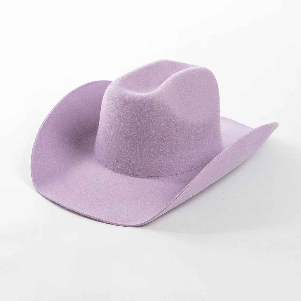 Structured Wide Brim Cowboy Hat