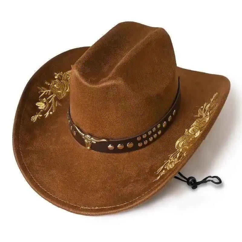 Vintage Embroidered Cowboy Hat