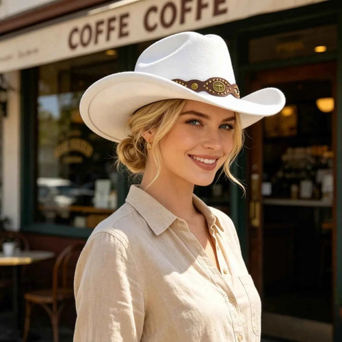 Studded Western Cowboy Hat