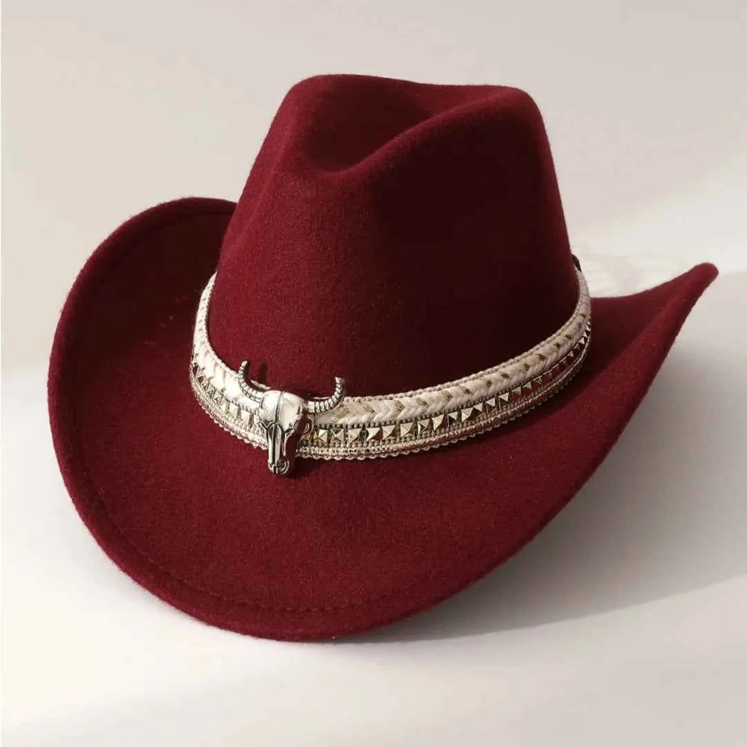 Heart-Shaped Felt Cowboy Hat