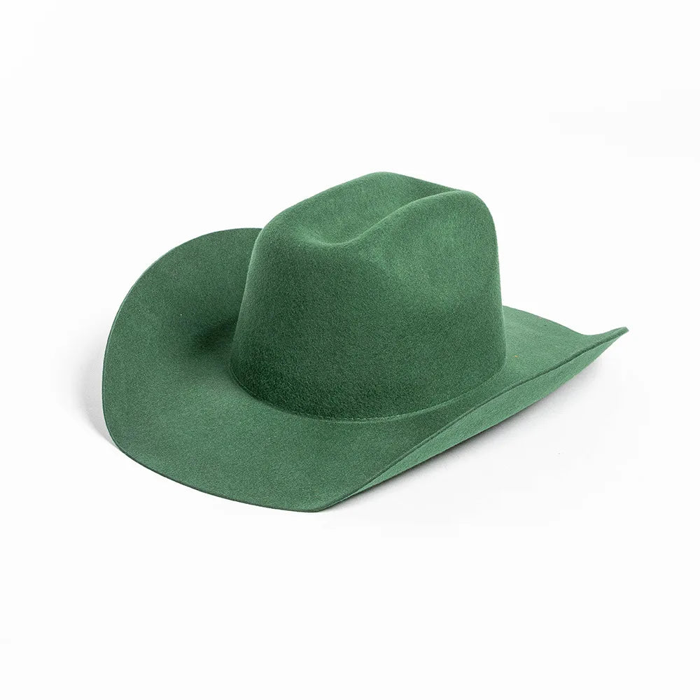 Structured Wide Brim Cowboy Hat
