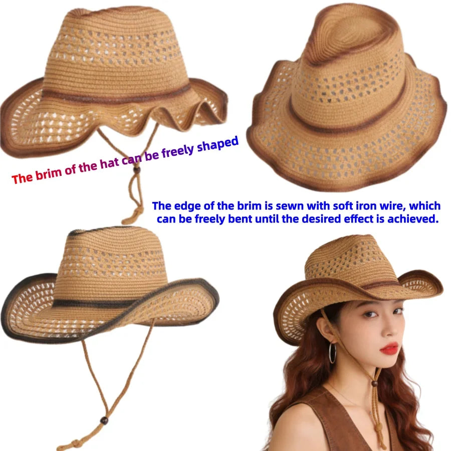 Openwork Cowboy Hat