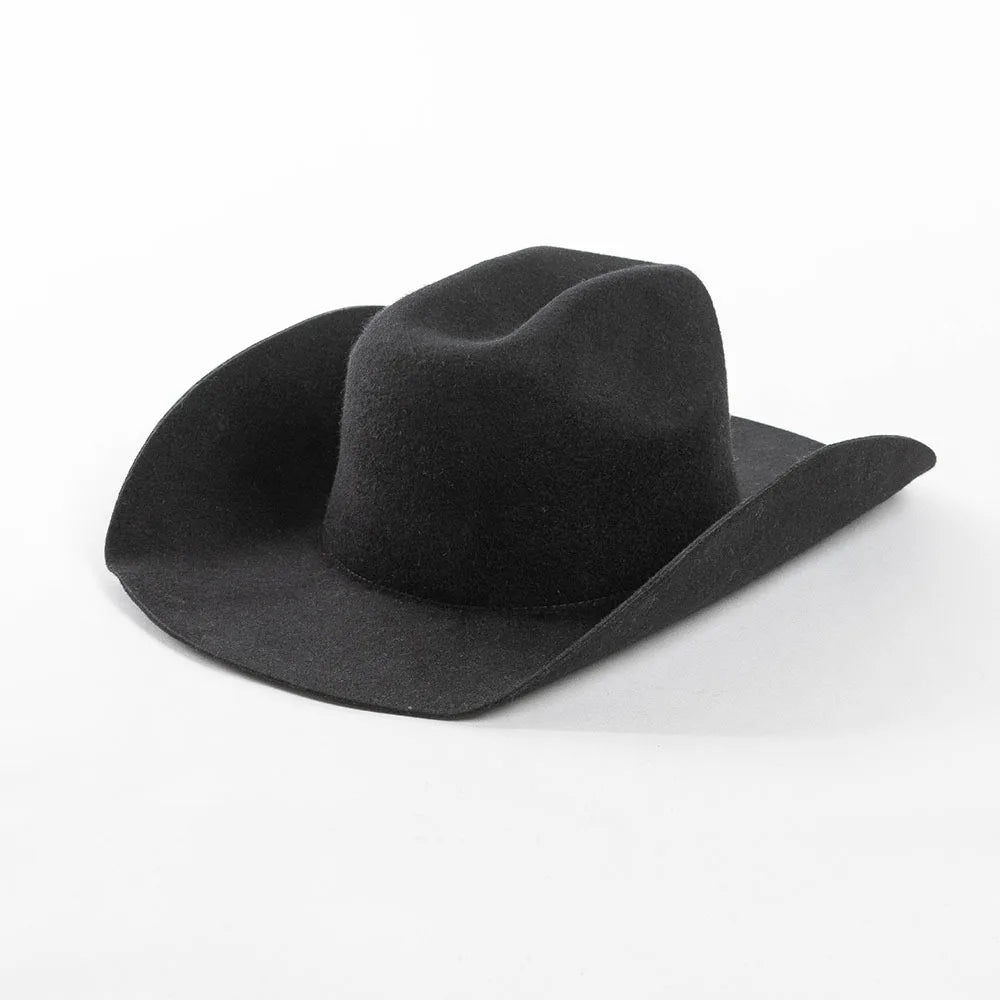 Structured Wide Brim Cowboy Hat