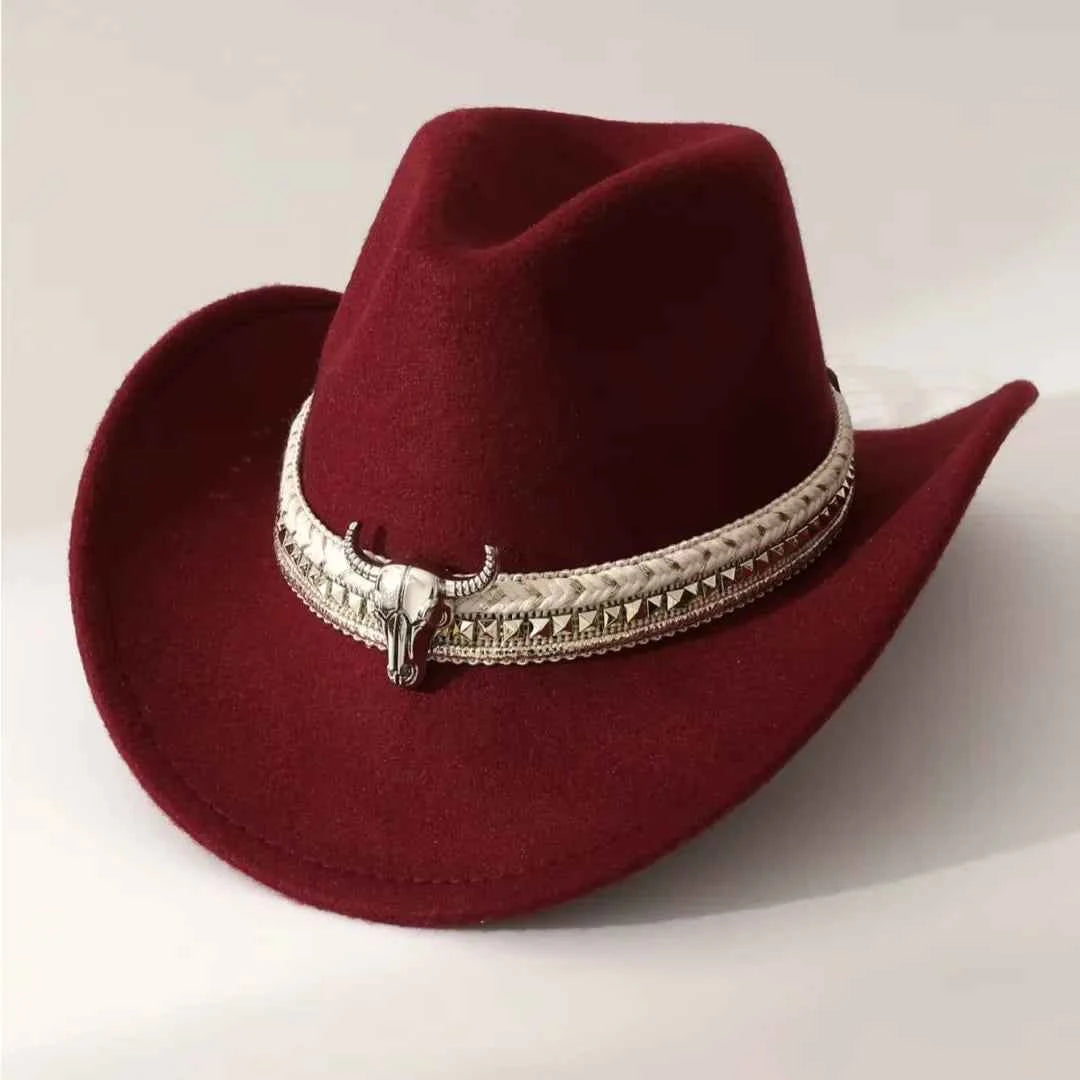 Heart-Shaped Felt Cowboy Hat