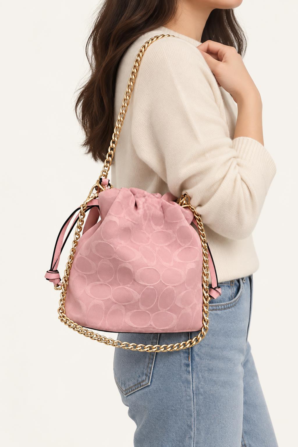 Drawstring Bucket Bags — carrying