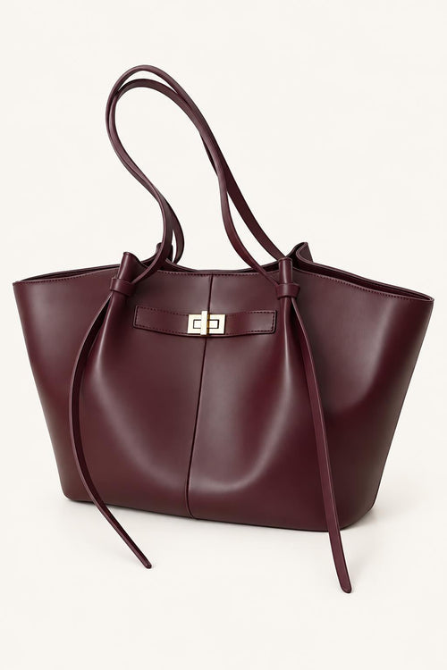 Women's Winged PU Tote Bag