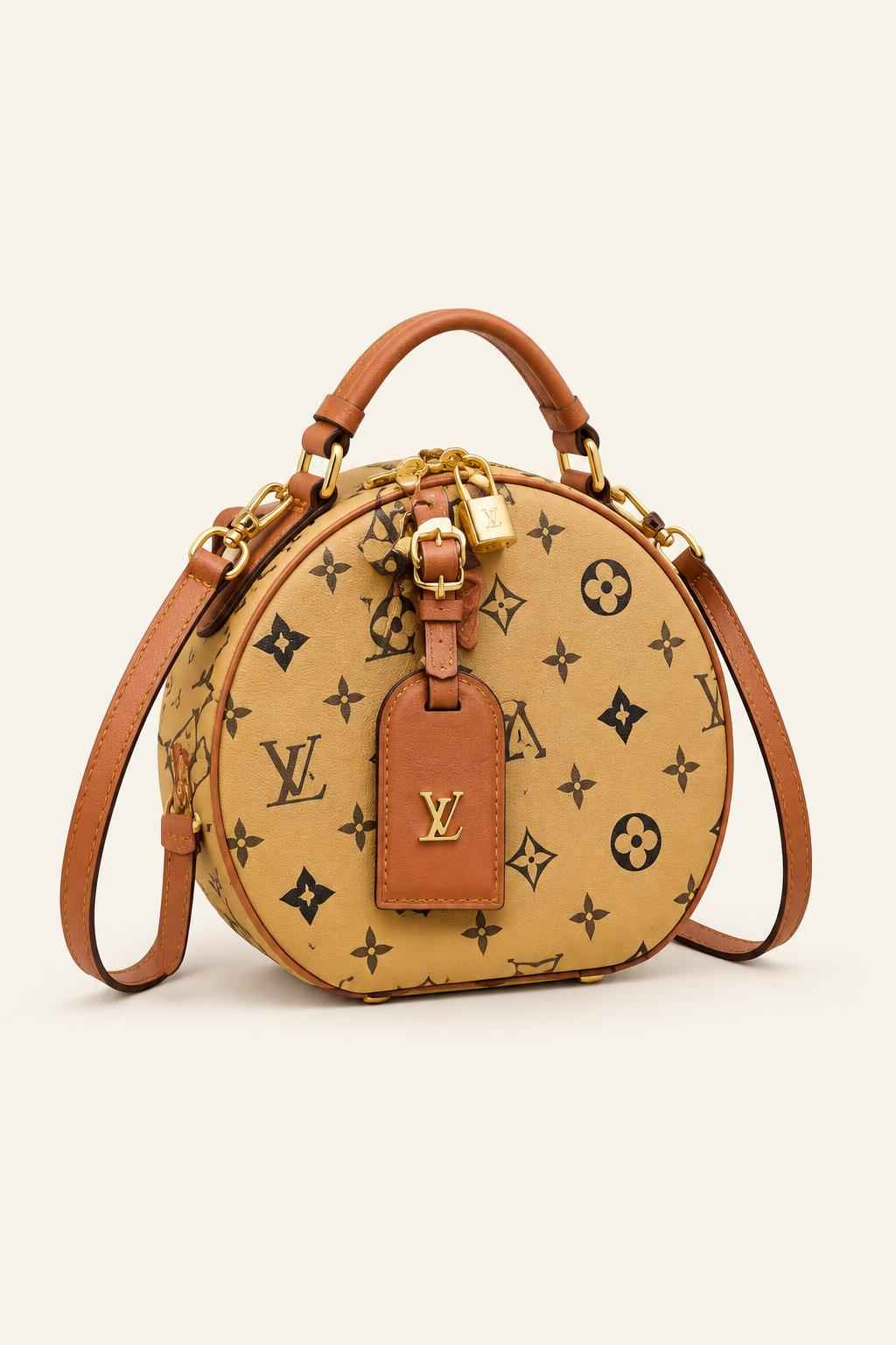 Round Patterned Crossbody Handbag
