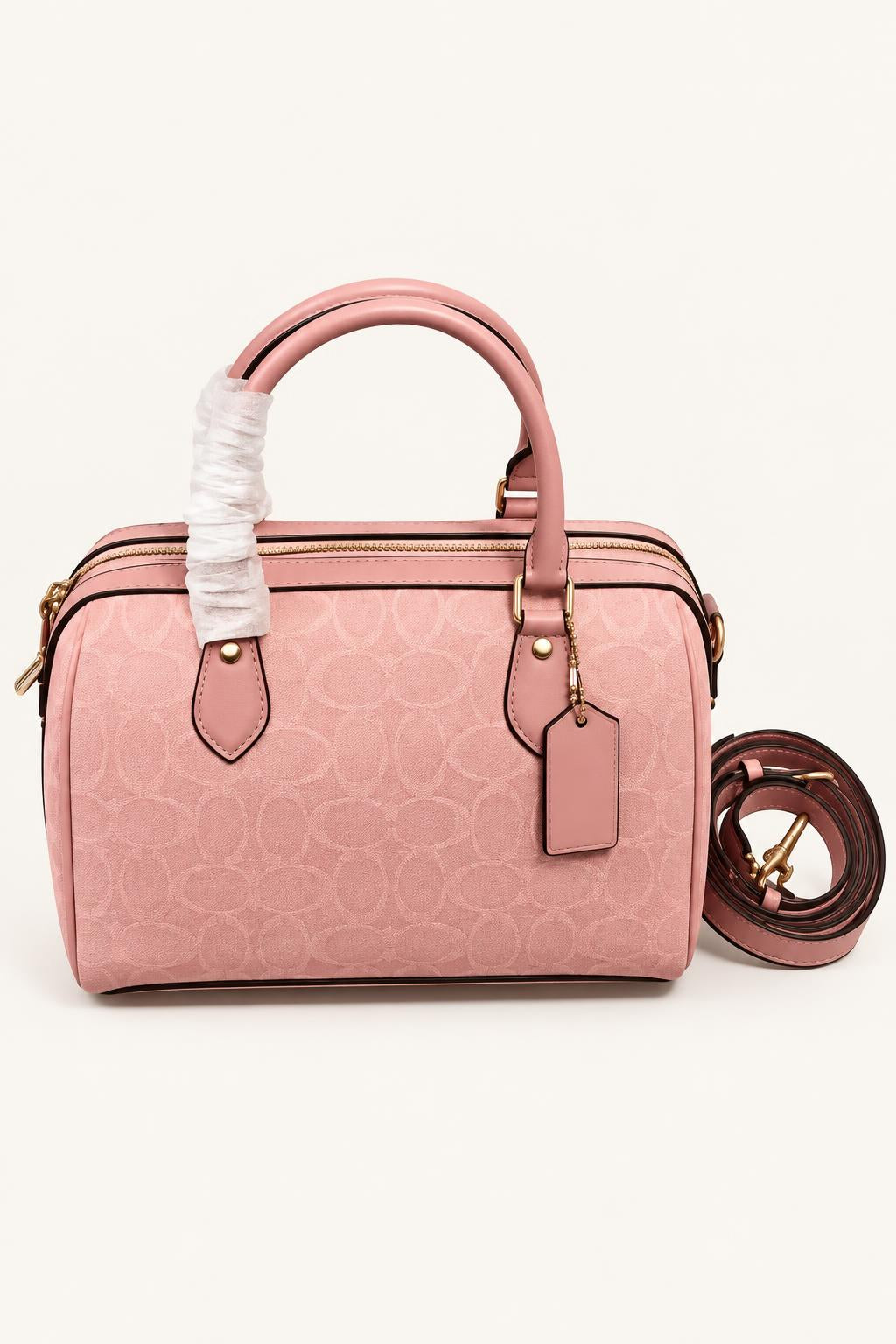 Zip Satchel — Pink Zip Satchel