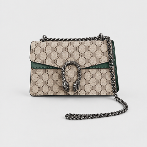Retro Quilted Chain Crossbody Bag